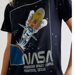 Junk Food Nasa Bleach Splatter Tee